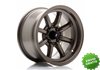 Llanta exclusiva Jr Wheels Jr19 14x8 Et-13 4x100 114 Matt Bronze