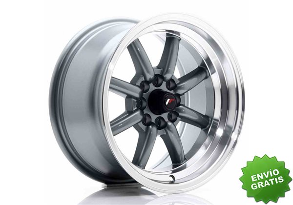 Llanta exclusiva Jr Wheels Jr19 15x8 Et0 4x100 114 Gun Metal