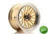 Llanta exclusiva Jr Wheels Jr10 15x8 Et15 4x100 114 Gold W Machined L Ip