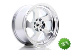 Llanta exclusiva Jr Wheels Jr15 15x8 Et20 4x100 108 Machined Silver