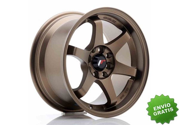 Llanta exclusiva Jr Wheels Jr3 15x8 Et25 4x100 108 Anodized Bronze