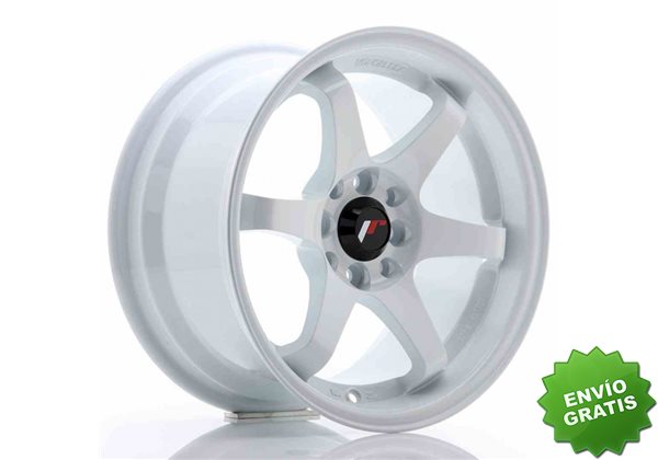 Llanta exclusiva Jr Wheels Jr3 15x8 Et25 4x100 108 White