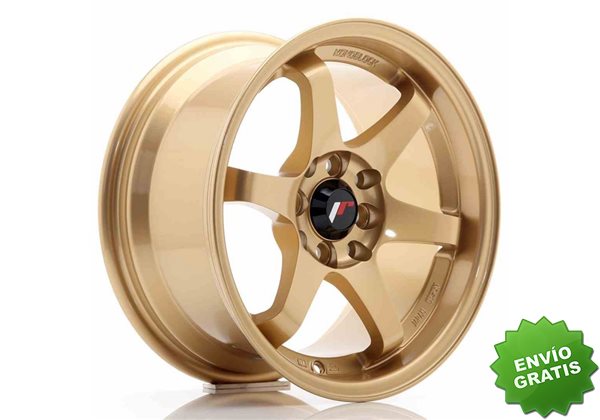 Llanta exclusiva Jr Wheels Jr3 15x8 Et25 4x100 114 Gold