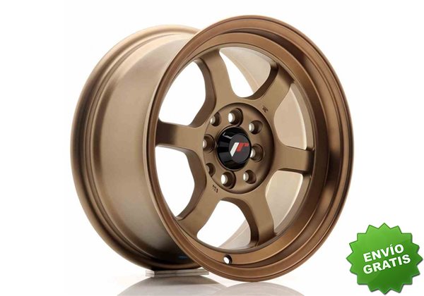 Llanta exclusiva Jr Wheels Jr12 15x7.5 Et26 4x100 108 Dark Anodize Br Onze