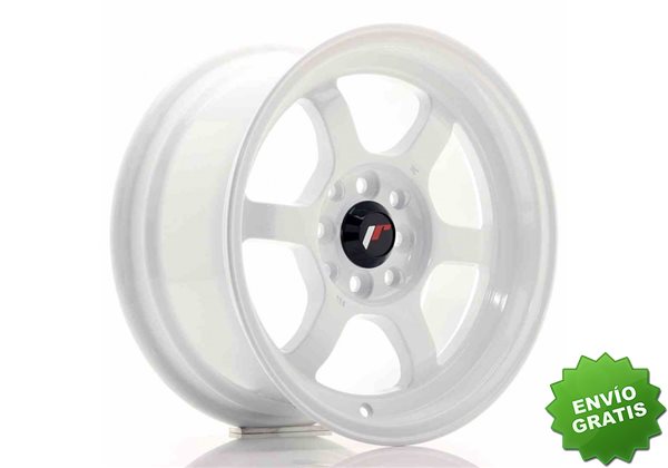 Llanta exclusiva Jr Wheels Jr12 15x7.5 Et26 4x100 114 White