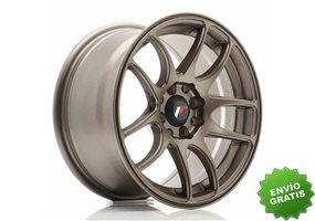 Llanta exclusiva Jr Wheels Jr29 15x8 Et28 4x100 108 Matt Bronze