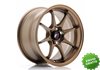 Llanta exclusiva Jr Wheels Jr5 15x8 Et28 4x100 Dark Anodized Bronze