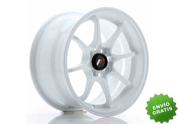 Llanta exclusiva Jr Wheels Jr5 15x8 Et28 4x100 White