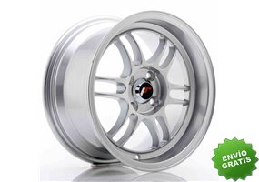 Llanta exclusiva Jr Wheels Jr7 15x8 Et35 4x100 Silver