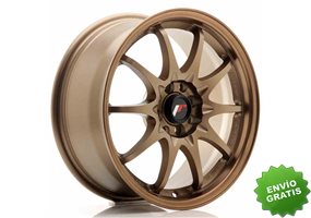 Llanta exclusiva Jr Wheels Jr5 16x7 Et30 4x100 108 Dark Anodized Bron Ze