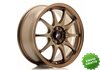 Llanta exclusiva Jr Wheels Jr5 16x7 Et30 4x100 108 Dark Anodized Bron Ze