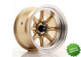 Llanta exclusiva Jr Wheels Jr19 14x9 Et-25 4x100 114 Gold