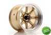 Llanta exclusiva Jr Wheels Jr19 14x9 Et-25 4x100 114 Gold