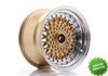 Llanta exclusiva Jr Wheels Jr9 15x9 Et10 4x100 108 Gold W Machined Li P