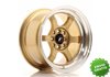 Llanta exclusiva Jr Wheels Jr12 15x8.5 Et13 4x100 114 Gold