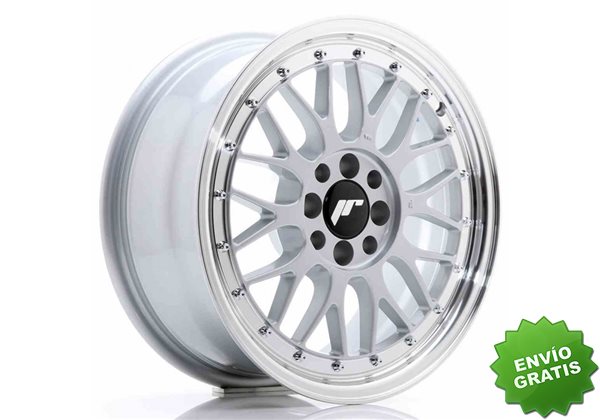 Llanta exclusiva Jr Wheels Jr23 16x7 Et20 4x100 108 Hyper Silver W Ma Chined Lip