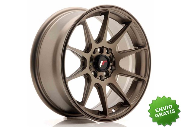 Llanta exclusiva Jr Wheels Jr11 16x7 Et25 4x100 108 Matt Bronze