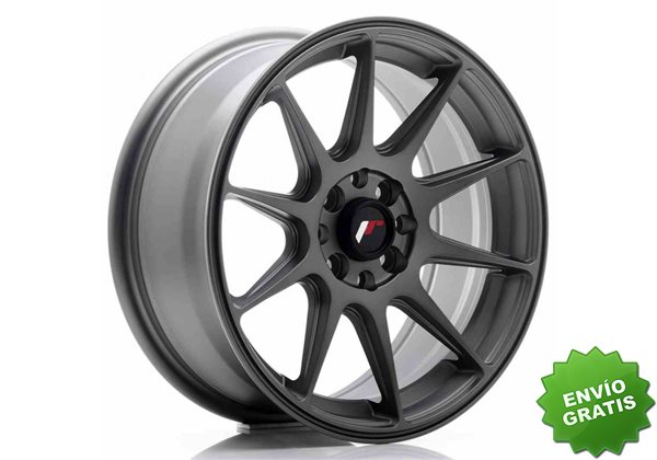 Llanta exclusiva Jr Wheels Jr11 16x7 Et25 4x100 108 Matt Gun Metal