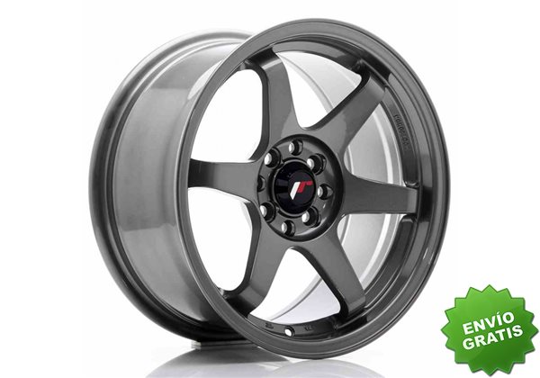 Llanta exclusiva Jr Wheels Jr3 16x8 Et25 4x100 108 Gun Metal