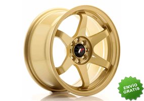 Llanta exclusiva Jr Wheels Jr3 16x8 Et25 5x100 114.3 Gold