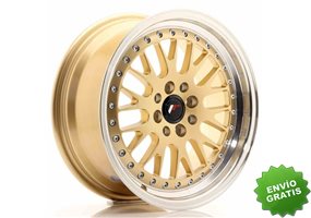 Llanta exclusiva Jr Wheels Jr10 16x7 Et30 4x100 108 Gold W Machined L Ip