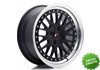 Llanta exclusiva Jr Wheels Jr10 16x7 Et30 4x100 108 Matt Black W Mach Ined Lip