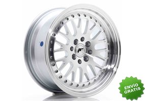 Llanta exclusiva Jr Wheels Jr10 16x7 Et30 4x100 108 Silver Machined F Ace