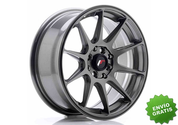 Llanta exclusiva Jr Wheels Jr11 16x7 Et30 4x100 114 Hyper Gray