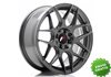 Llanta exclusiva Jr Wheels Jr18 16x7 Et35 4x100 114.3 Gun Metal