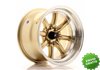 Llanta exclusiva Jr Wheels Jr19 15x9 Et-13 4x100 114 Gold