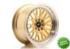 Llanta exclusiva Jr Wheels Jr10 16x8 Et20 4x100 108 Gold W Machined L Ip