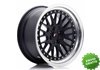 Llanta exclusiva Jr Wheels Jr10 16x8 Et20 4x100 108 Matt Black W Mach Ined Lip