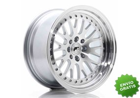 Llanta exclusiva Jr Wheels Jr10 16x8 Et20 4x100 108 Silver Machined F Ace