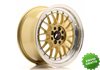 Llanta exclusiva Jr Wheels Jr23 16x8 Et20 4x100 108 Gold W Machined L Ip