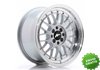 Llanta exclusiva Jr Wheels Jr23 16x8 Et20 4x100 108 Hyper Silver W Ma Chined Lip