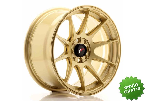 Llanta exclusiva Jr Wheels Jr11 16x8 Et25 4x100 108 Gold