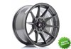 Llanta exclusiva Jr Wheels Jr11 16x8 Et25 4x100 108 Hyper Gray
