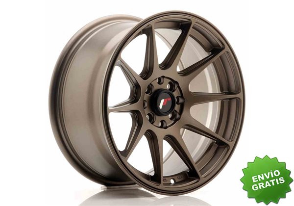 Llanta exclusiva Jr Wheels Jr11 16x8 Et25 4x100 114 Matt Bronze