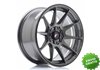 Llanta exclusiva Jr Wheels Jr11 16x8 Et25 5x100 114 Hyper Gray