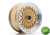 Llanta exclusiva Jr Wheels Jr9 16x7.5 Et25 4x100 108 Gold W Machined  Lip