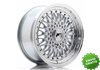 Llanta exclusiva Jr Wheels Jr9 16x7.5 Et25 4x100 108 Silver W Machined% 20lip+silver Rivets