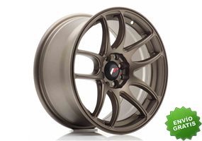 Llanta exclusiva Jr Wheels Jr29 16x8 Et28 4x100 108 Matt Bronze