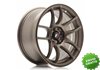 Llanta exclusiva Jr Wheels Jr29 16x8 Et28 4x100 108 Matt Bronze