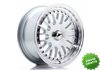 Llanta exclusiva Jr Wheels Jr10 15x7 Et30 Blank Silver Machined Face