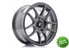 Llanta exclusiva Jr Wheels Jr29 15x7 Et20-42 4h Blank Hyper Gray