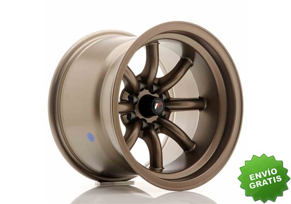 Llanta exclusiva Jr Wheels Jr19 15x10.5 Et-32 4x100 114 Bronze