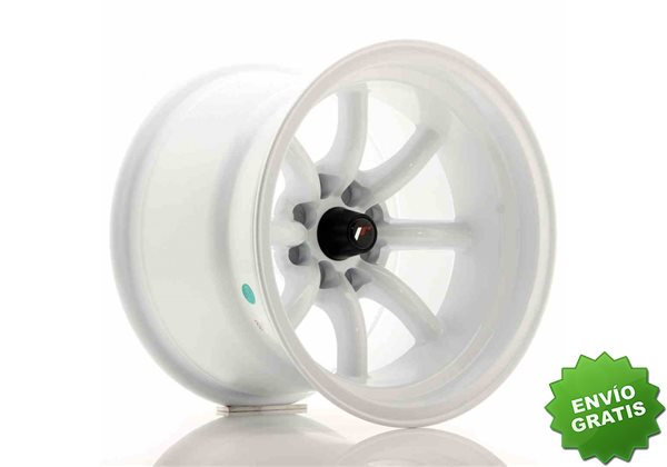 Llanta exclusiva Jr Wheels Jr19 15x10.5 Et-32 4x100 114 White