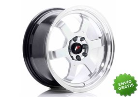 Llanta exclusiva Jr Wheels Jr12 16x8 Et15 4x100 114 Hyper Silver