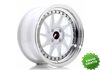 Llanta exclusiva Jr Wheels Jr26 16x8 Et30 4x100 White W Machined Lip