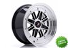 Llanta exclusiva Jr Wheels Jr31 15x7.5 Et20 4h Blank Gloss Black Ma Chined Face